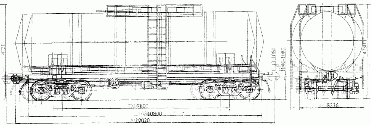 Цистерна 15 157 чертеж